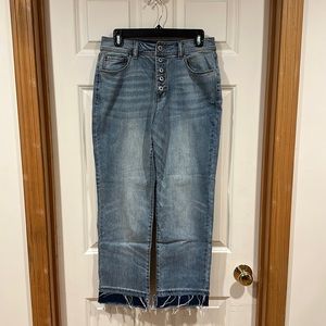 INC International Concepts Cropped Straight-Leg Curvy Fit Jeans, Size 4